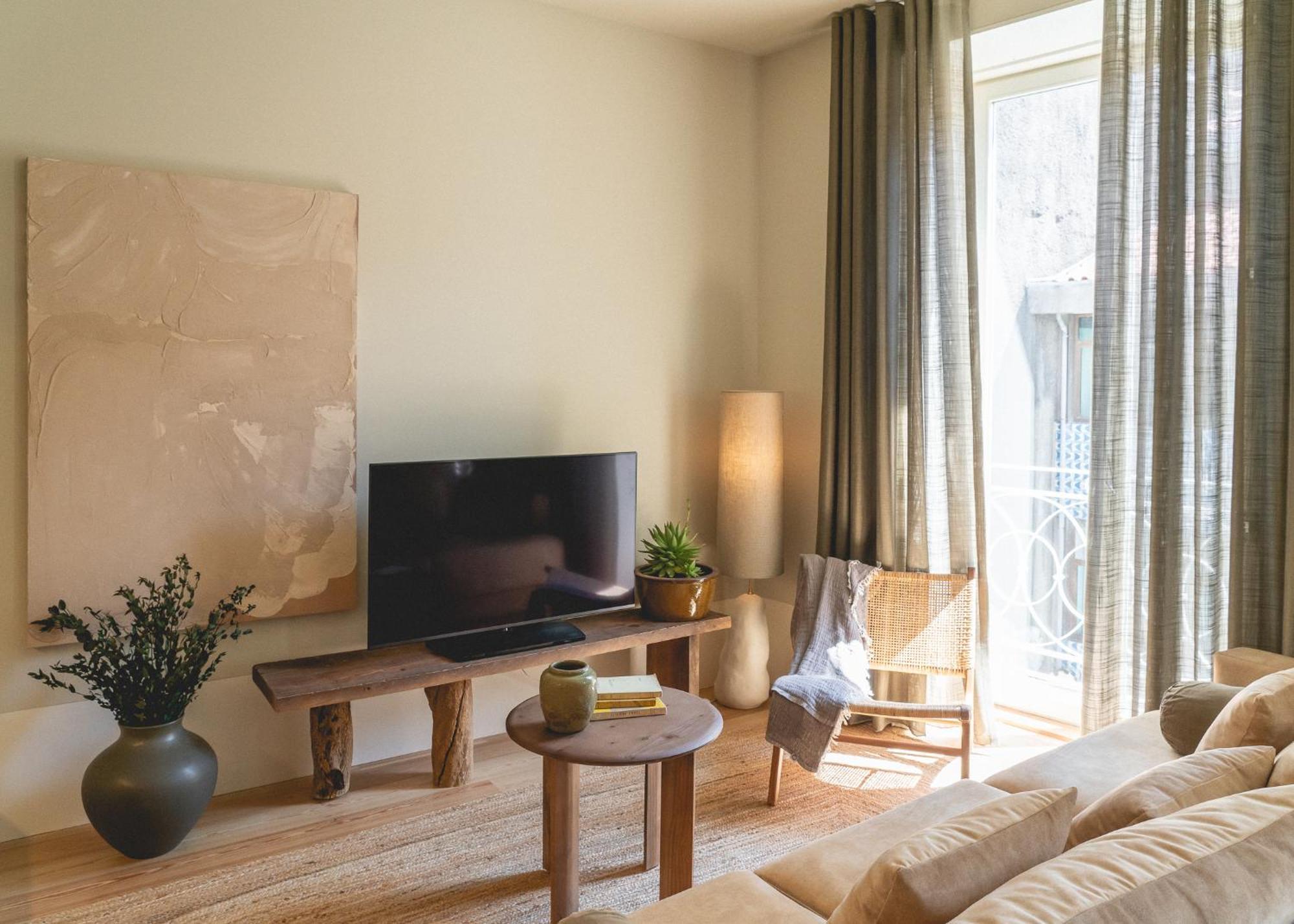 Village Aparthotel By Boa Porto Quarto foto A living room in a typical apartment